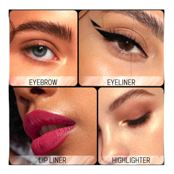 4 In 1 Magic Makeup Pen Eyeliner, Lip Liner, Brow Pencil, and Highlighter - Picture 6 of 6